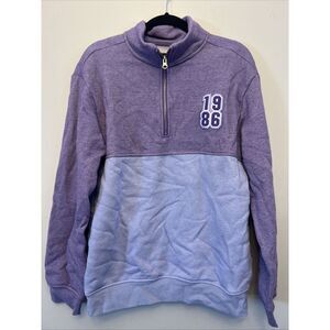 Original use women's quarter zip sweater small purple‎ NWT